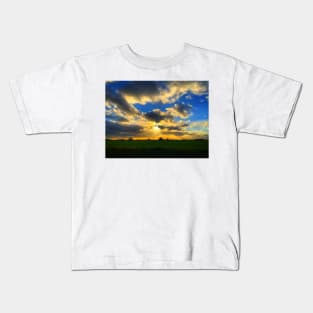 Countryside Sunset Kids T-Shirt